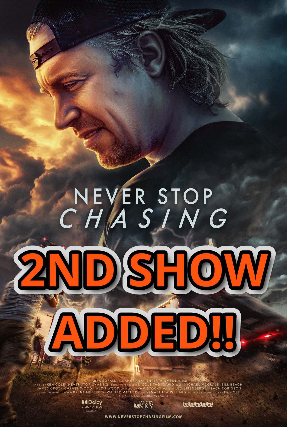 "Never Stop Chasing" - Movie Ticket October 25th